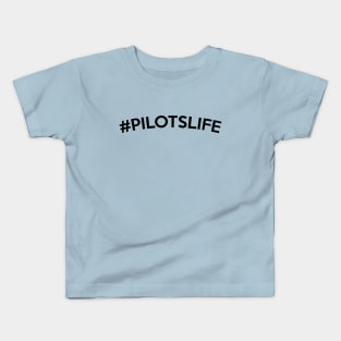 #pilots life simple design Kids T-Shirt